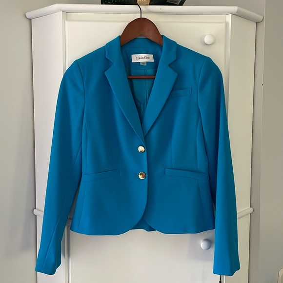 Calvin Klein Blue Blazer - Picture 1 of 3